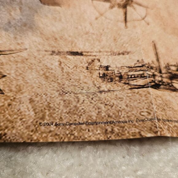 Everquest II Double-sided Map Qeynos Freeport Poster Wall Cartography Accent - Picture 9 of 11